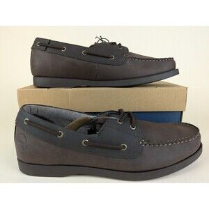 Weatherproof Vintage Boat Shoes Mens 13 M Benny Brown Lace Up Casual Shoes NWB